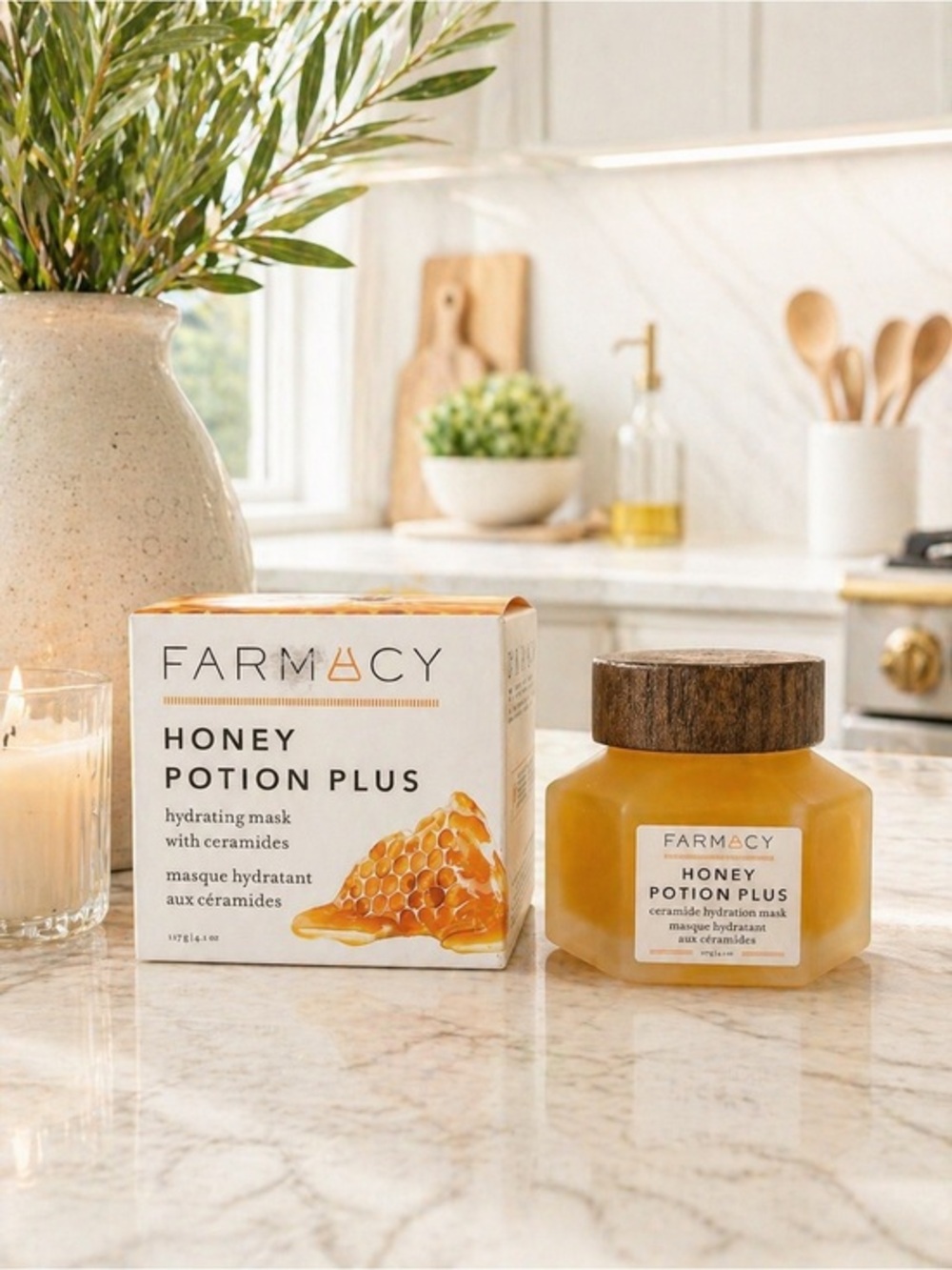 FARMACY Honey Potion Plus Hydrating Mask 4.1 oz Full Size 🍯✨